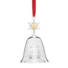 Lenox 896168 2024 Annual Musical Bell Silverplate Ornament, 1 Count, Metallic Yılbaşı Süs ve Aksesuarları price