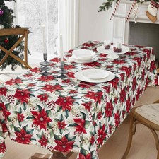 Avanti Linens - Tablecloth, Floral Tabletop Accessories, Christmas Decorations, Yılbaşı Süs ve Aksesuarları price