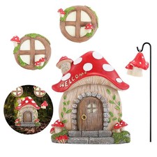 Miniature Fairy Garden Accessories Christmas Decorations Mushroom Fairy Door Yılbaşı Süs ve Aksesuarları price