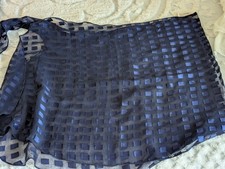 Navy Blue Swim Suit Cover Up, Wrap Side Tie Skirt , Vintage Plaj Giysisi price