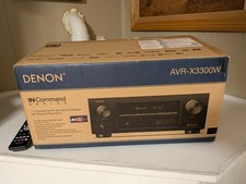 Denon AVRX3300W 7.2 Home Theater Receiver Used 4K Dolby Atmos ready Ev Sinema Receiverları price