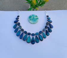 Natural Labradorite Gemstone 925 Sterling silver Necklace Jewelry Birthday Gift Renkli Taşlı Kolye price