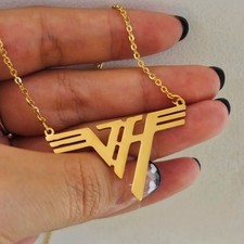 NEW Band Necklaces Pendants for Men & Women Fans Van Halen Jewelry Rock and Roll Renkli Taşlı Kolye price