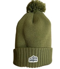 Patagonia Brodeo Pom Beanie Olive Green Knit Hat One Size Bere & Kep (Outdoor) price
