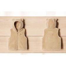 Baby Gap Baby Sherpa Bear Vest,Travertine Brown,Various🧸 Bebek Yeleği price
