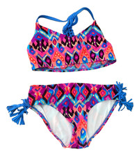 Art Class Girls Size 7/8 Bold Aztec Print 2-Piece Bikini Swimsuit – EUC Kız Çocuk Plaj Giyimi price