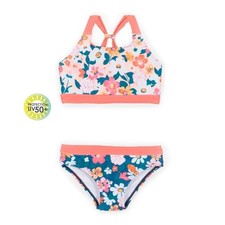 EUC Little Miss Muffin Nano Collection 2 piece floral swimsuit youth 7 Kız Çocuk Plaj Giyimi price