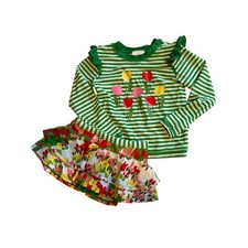 Hanna Andersson Rash Guard Long Sleeve 2 Piece Swim Set Girls Size 110 US 5 Kız Çocuk Plaj Giyimi price