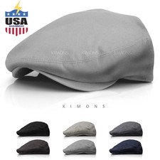 Fitted Mens Cotton Flat Cap Summer Golf Driving Ivy Hat Retro Gatsby Cabbie Cap Erkek Şapkası price