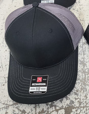 Richardson 112 Trucker Snapback Cap - Black Erkek Şapkası price