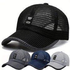 Men's Breathable Mesh Baseball Cap Summer Outdoor Hat Trucker Cap Gym Fun Gift Erkek Şapkası price