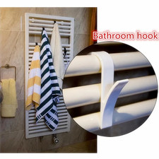 4pcs Bathroom Radiator Hanger Hooks White Towel Clothes Rack Clips - NEW Havlupan price