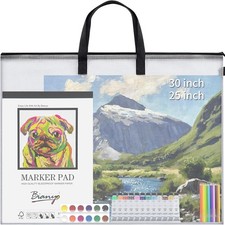 30x25 inches Extra-Large Art Portfolio Bag, Portfolio Folder for Artwork with Resim Çantası price