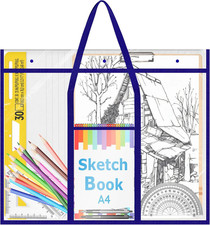 Large Poster Storage Bag, Extra-Large Portfolio Folder Art Portfolio Bag 30 x 25 Resim Çantası price