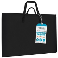 ZKOO Light Weight Art Portfolio Bag, 36 x 48 Extra Large 36"*48"-Black, Black Resim Çantası price