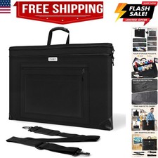 Art Portfolio Bag, 18x24 Light Weight Portfolio Folder Case with Adjustable S... Resim Çantası price
