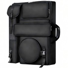 Art Portfolio Case Artist Backpack Durable Water-Resistant Large Art bag for ... Resim Çantası price
