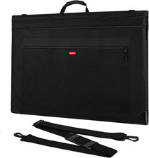 Light Weight Art Portfolio Bag, 24X36 Black Art Canvas Portfolio Case with Detac Resim Çantası price