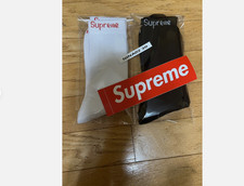 SUPREME/ HANES SOCKS B+W size 6-12 Fast Ship Two Pairs In Bag. Erkek Çorabı price