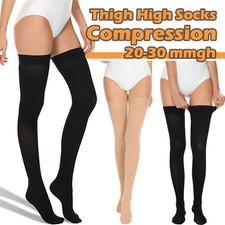 Long Socks 20-30 mmHG Over Knee Thigh High Stockings Hosiery Tights Pantyhose US Diz Altı Çorap / Pantolon Çorabı price
