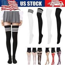 Ladies Top Stay Up Thigh High Over the Knee Socks Extra Long Cotton Stockings US Diz Altı Çorap / Pantolon Çorabı price