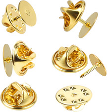 JANYUN 120 Pairs Butterfly Clutch Tie Tacks Pin Back Replacement with 8Mm Length Kravat İğnesi price