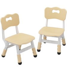 2-Pack Kids Activity Chairs for Play Study Desk Playroom with Adjustable Height Çocuk Çalışma Masası price