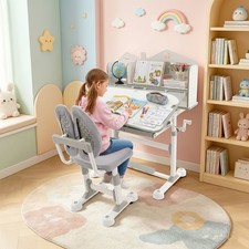 Kids Study Desk with Drawers, Adjustable Height Desk, Kids Desk and Chair Set Çocuk Çalışma Masası price
