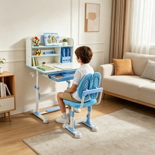 Adjustable Kids Desk Tilt Desktop, Desk&Chair Set, Ergonomic Kids' Study Table Çocuk Çalışma Masası price