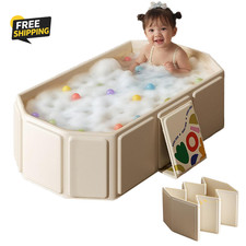 Toddler Bath Tub Foldable Portable Baby Bathtub for Shower Kids Travel Tub 1-3 Bebek Yıkama Kabı-Maşrapa price