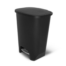 Glad Kitchen Trash Can with Lid, Foot Pedal and Garbage Bag Rings (Open Box) Trash Bins price