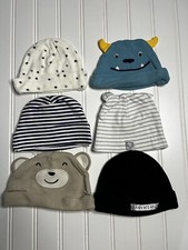 Newborn Baby Infant Kid Beanie Hat Lot Cap 0-6 Month Bundle GA#2 Bebek Beresi price