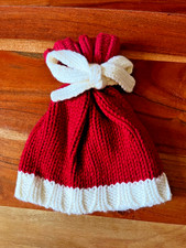 Old Navy Infant Knit Hat Red White Bow Winter Beanie Baby Size 0–3 Months Bebek Beresi price