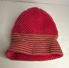 Pink Beige Knit Beanie Hat Striped Newborn Unisex Baby & Toddler Bebek Beresi price