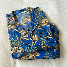 Printfresh Women's Bagheera Button-Front Long Sleeve Pajama Set S Kadın Pijama price