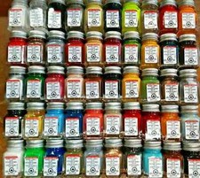 Testors Enamel Gloss and Flat Plastic Model Paint Glass Bottles 1/4 Fl.Oz. Cam Boyası price