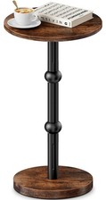 Drink Table, Small Round Side Table for Small Spaces,Round End Tables Metal leg Orta Sehpa price