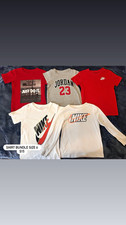 Nike Jordan Boys T-Shirt Bundle Size 6 Regular Cotton Crew Graphic Logo Erkek Çocuk Gömlek price