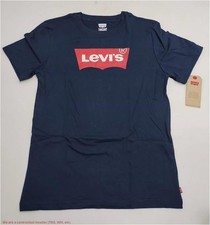 Levi's Boys' Short Sleeve Batwing Logo T-Shirt - Navy Blue L *SEE DEAL!!!* Erkek Çocuk Gömlek price