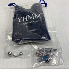 7PC 14G Body Piercing NEW IN ORIGINAL BAG Altın & Gümüş Piercing price