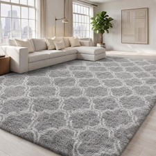Large Plush Shaggy Area Rug – Soft, Non-Slip Carpet for Living Room & Bedroom Salon Halısı price