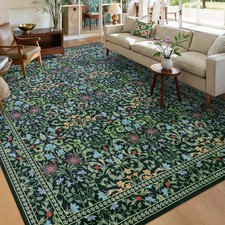 8X10 Washable Area Rugs for Living Room, Non-Slip Large Soft Boho Floral Vintage Salon Halısı price