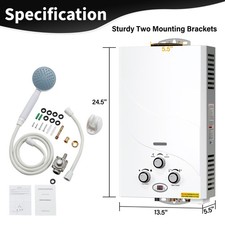 18L 5GPM Tankless LPG Liquid Propane Gas Hot Water Heater On-Demand Water Boiler Termosifonlar price