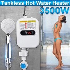 Portable 3500W Tankless Water Heater Instant Hot Shower Quick Heating Heater Termosifonlar price