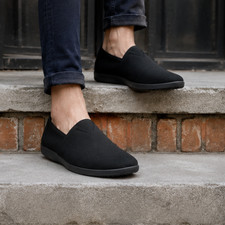 Men's "Easy USA" The Most Comfortable Slip-on Casual Canvas Shoes Black Color Erkek Günlük Ayakkabıları price