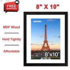 8x10 Picture Frame 1 Pack, Photo Frame W/ HD Plexiglass, Display Pictures, Black Resim & Fotoğraf Çerçevesi price