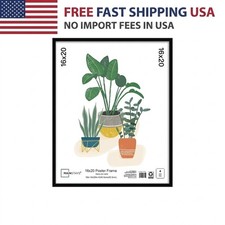 Mainstays , 16x20 Picture Frame , Black Flat Profile Wall Photo Frame. Resim & Fotoğraf Çerçevesi price