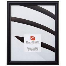 .75" Black  Rounded Picture Frame, Modern Wall or Tabletop Display – Choose Size Resim & Fotoğraf Çerçevesi price