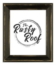 Distressed Lucy - Distressed Black Picture Frame - Solid Wood Resim & Fotoğraf Çerçevesi price