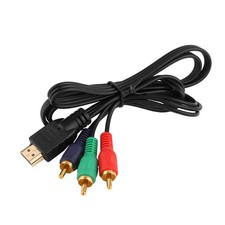 New HDMI To 3RCA 3-RCA Video Component Connection Cable Cord Line K9 HDMI Kablo price